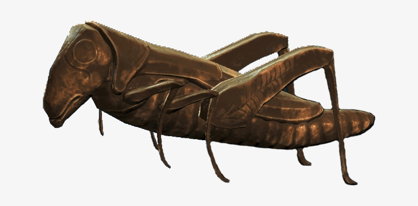 Fo4 Item Gilded Grasshopper - Gilded Grasshopper, transparent png download