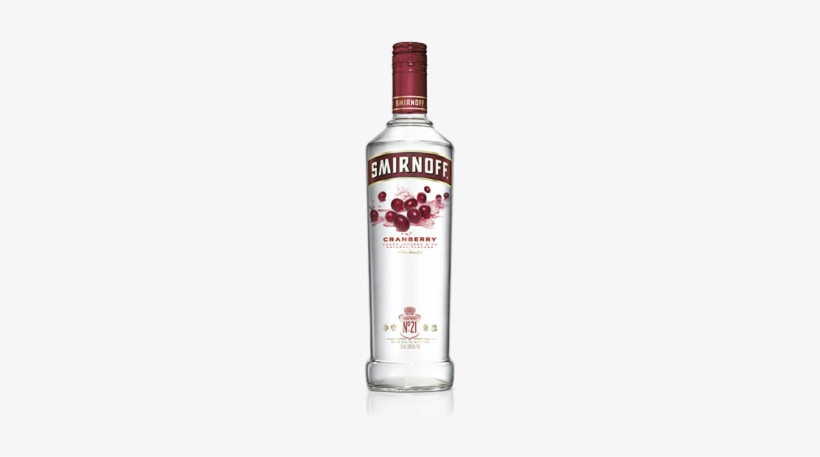 Smirnoff Cranberry Vodka Ltr - Vodka Smirnoff 1 Lt, transparent png download