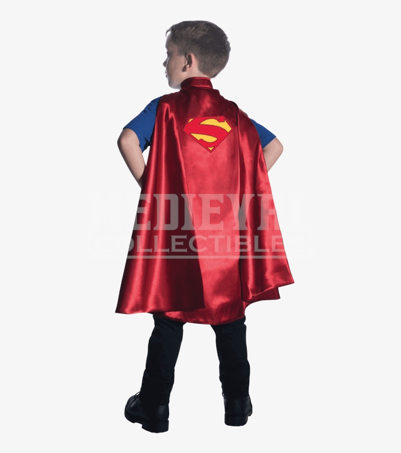 Kids Superman Deluxe Cape - Rubies Costume Dc Superheroes Batman Deluxe Child Cape, transparent png download