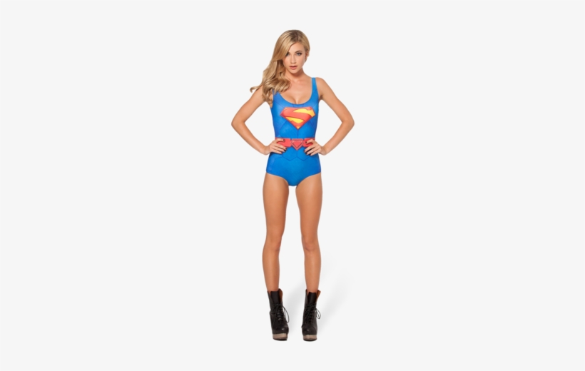 Pulcher Digital Printing Superman Cape Pattern Women - Maillot De Bain Super Man, transparent png download