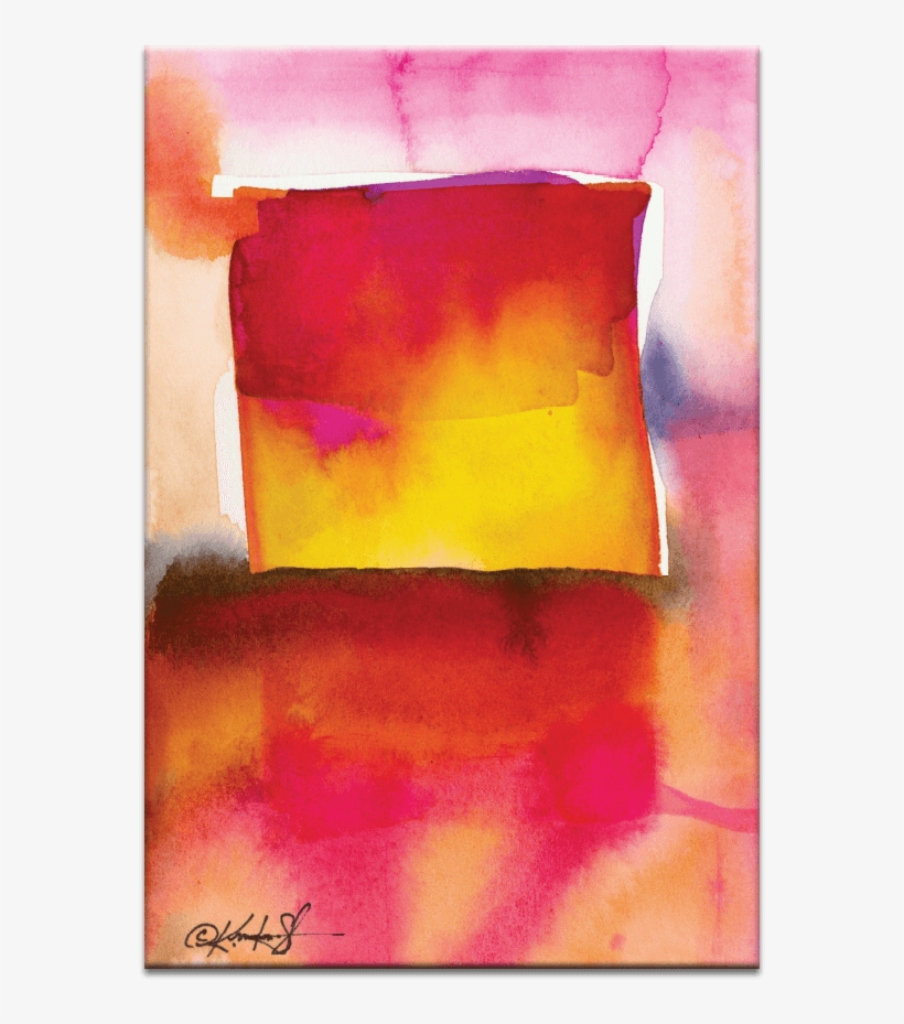 Watercolor Abstraction - Artist Lane Watercolor Abstraction 210 By Kathy Morton, transparent png download