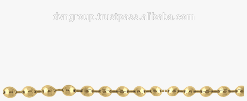 Gold Plated Ball Chain,link Chain - Chain, transparent png download