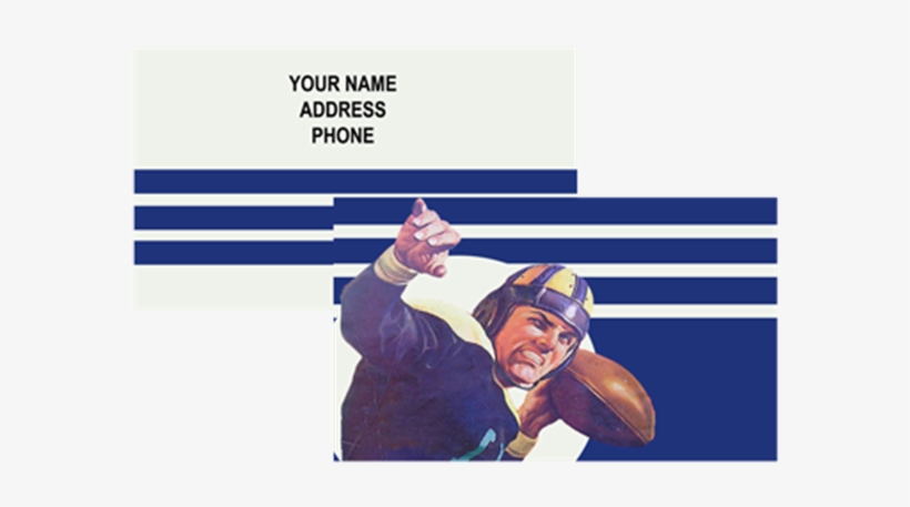 Vintage Football Bag Tag - Bag Tag, transparent png download