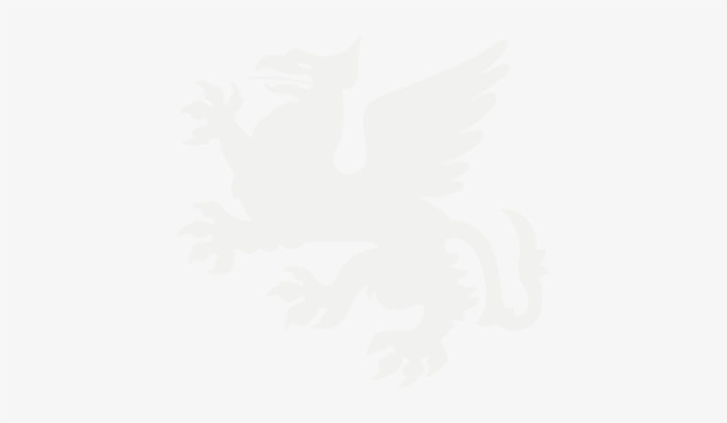 Background Griffin - White Griffin On Black Background, transparent png download