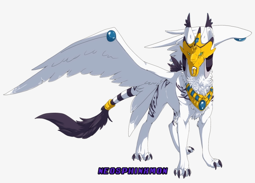 Digimon - Neosphinxmon - Digimon Sphinx, transparent png download