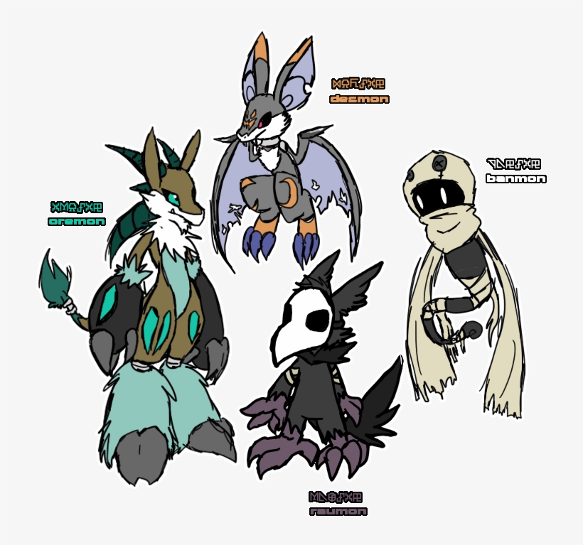 Ocs Connection Failed By Glitchgoat On Deviantart - Digimon Failed, transparent png download