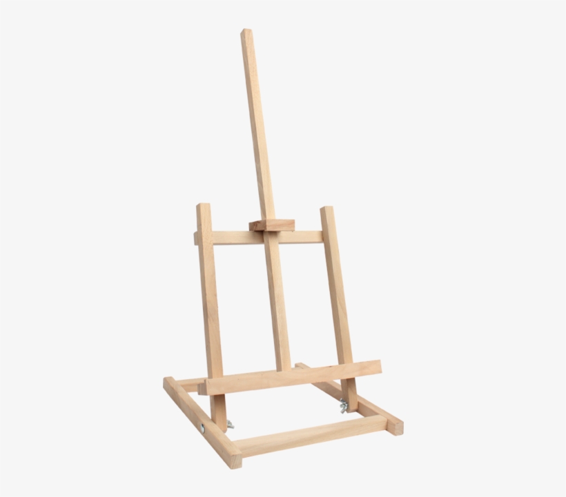 Easel, Table, Wood, 54x28cm, Blank - Schildersezel, Tafel, Hout, 54x28cm, Blanco, transparent png download