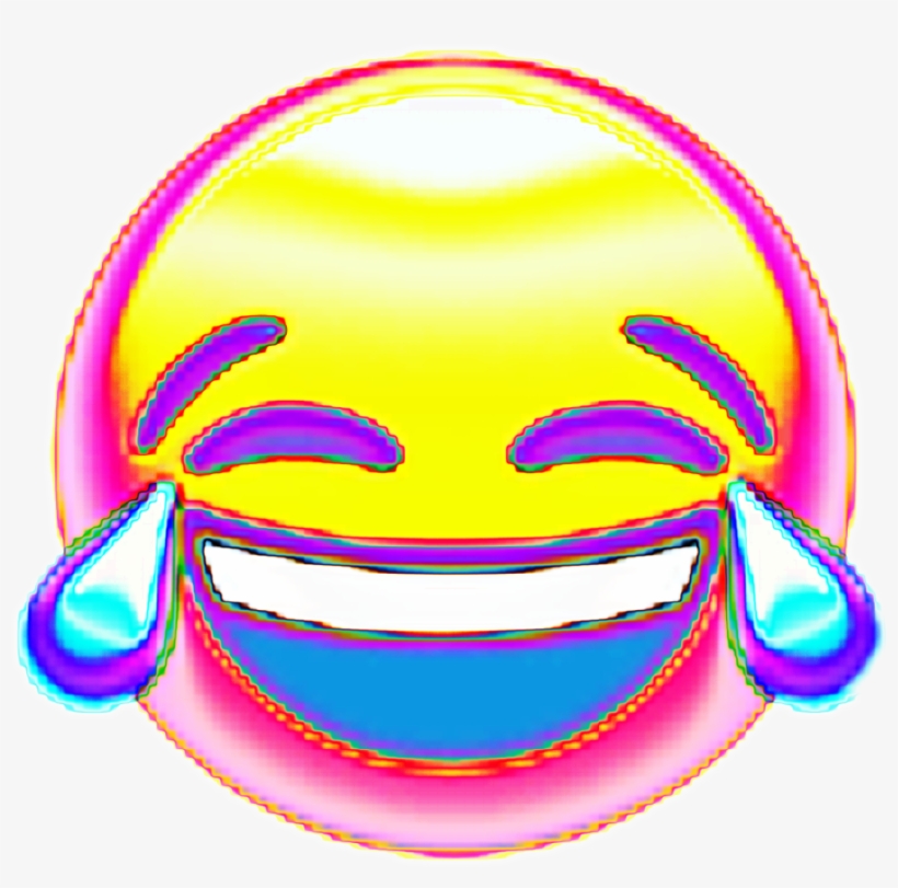 Interesting Art Freetoedit Birthday Emoji Laughing - Smiley, transparent png download