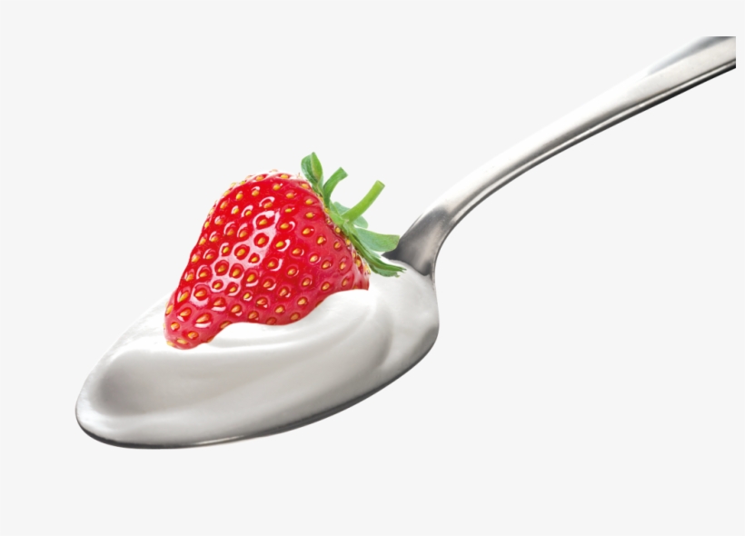 Product Composition - Strawberry With Yogurt Png, transparent png download