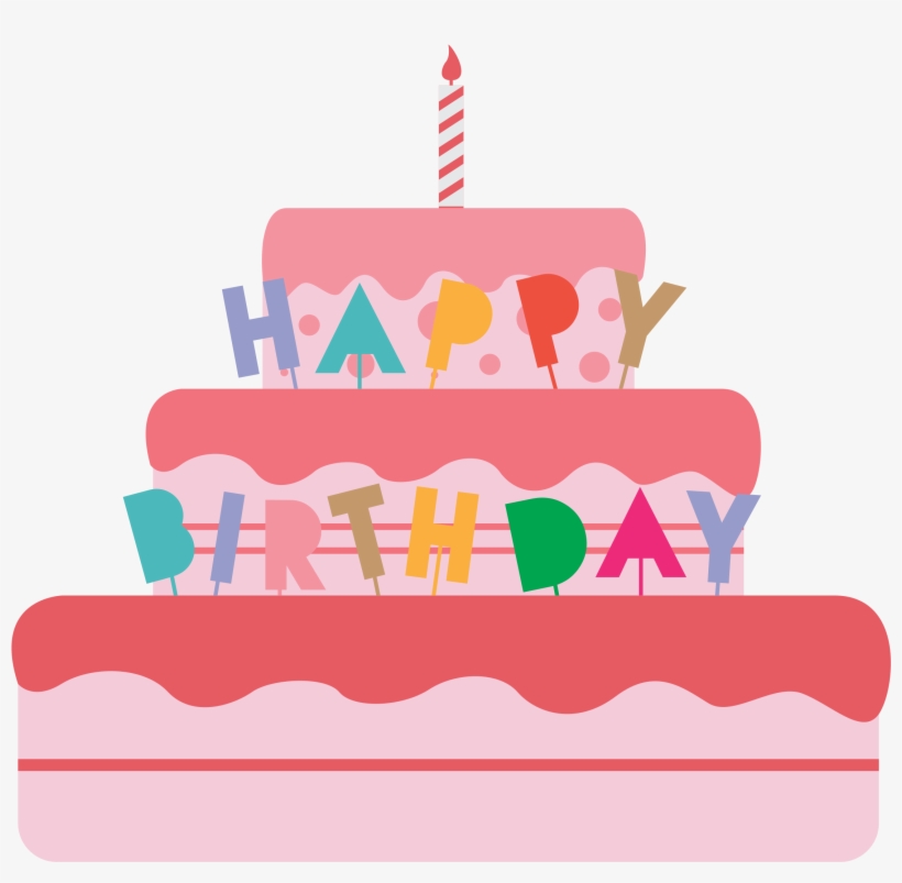 Happy Birthday Cake Cake Psd, transparent png download