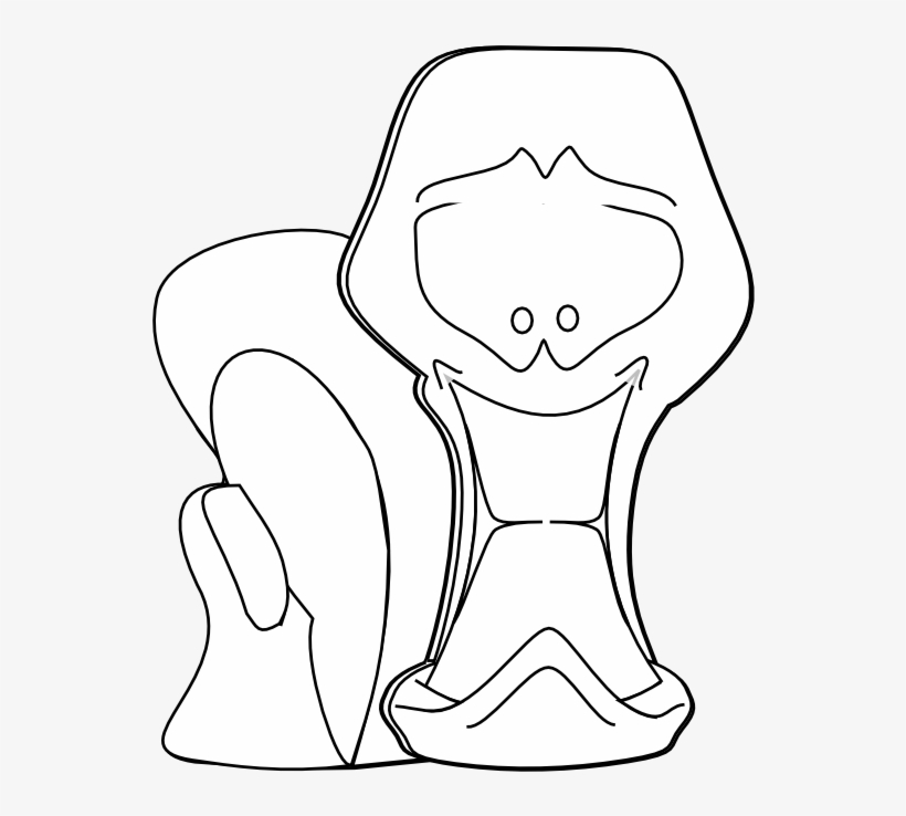 Worm 11 Black White Line Art Coloring Book Colouring - Drawing, transparent png download