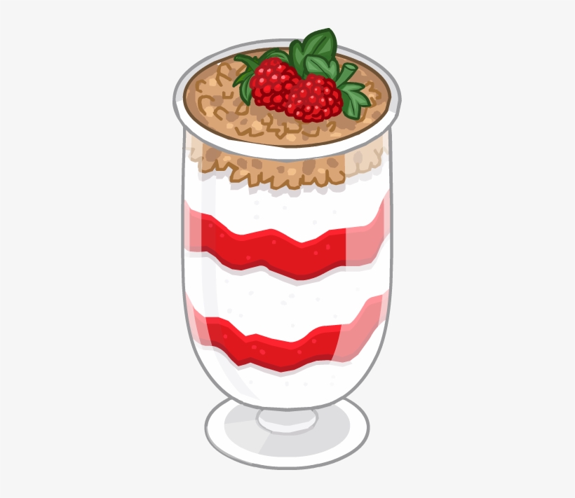 Yogurt Parfait Puffle Food - Yogurt Parfait Clipart, transparent png download