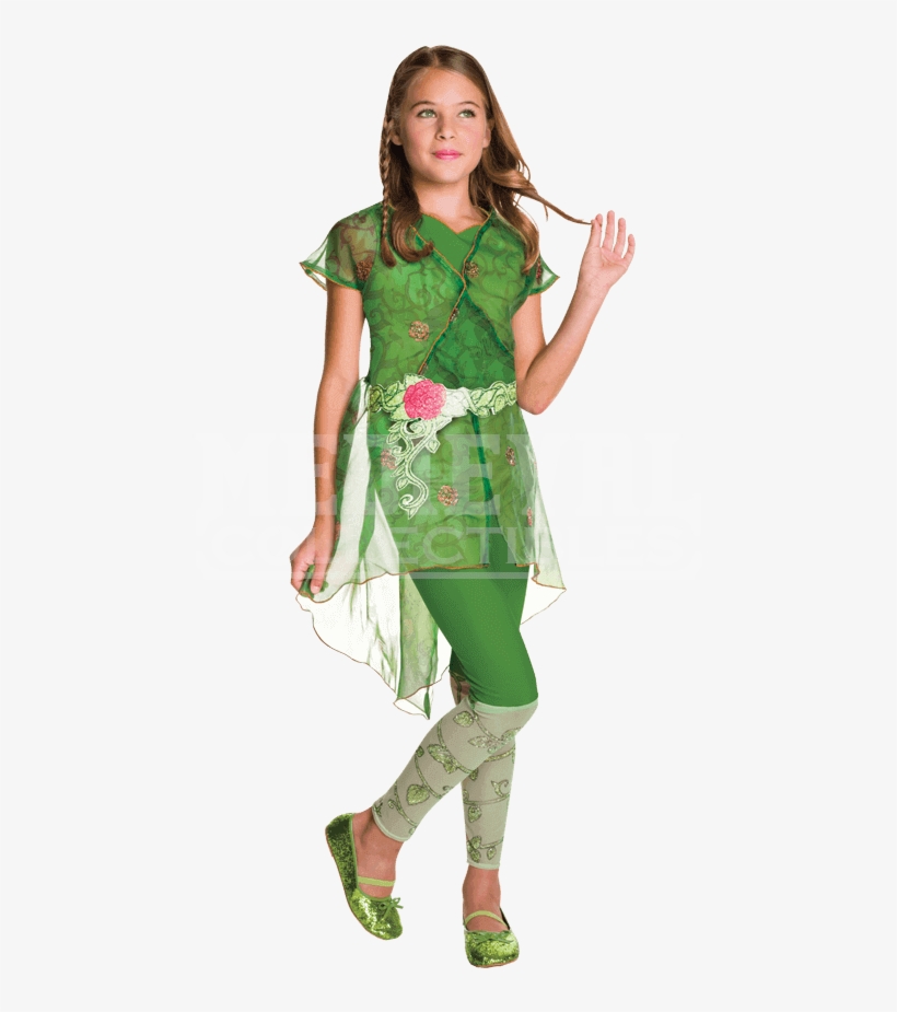 Deluxe Dc Superhero Girls Poison Ivy Costume - Dc Superhero Girls Poison Ivy Deluxe Costume, transparent png download