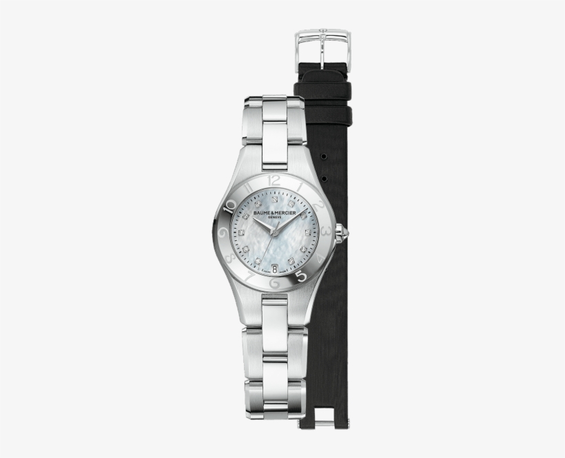 Linea - Baume & Mercier Linea 27 Steel M0a10009, transparent png download
