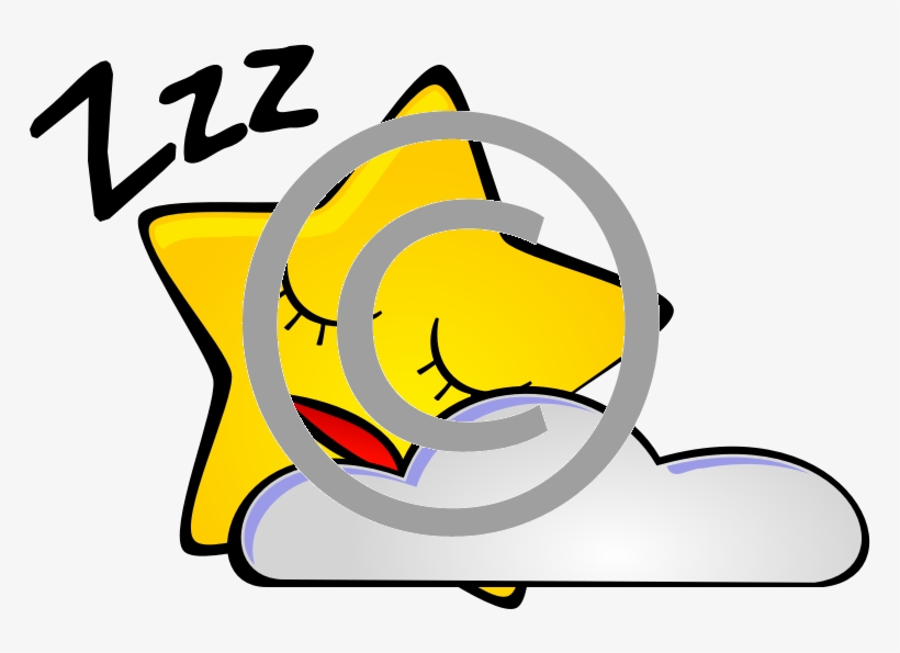 Star And Cloud - Bed Time Clip Art, transparent png download