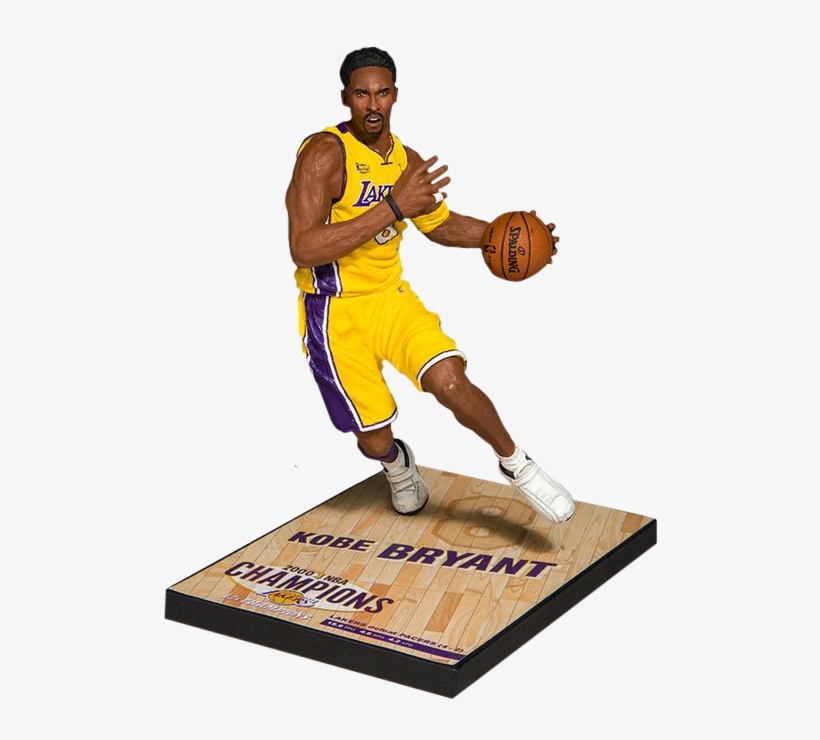 Kobe Bryant Nba Finals 2000 7” Action Figure - Mcfarlane Toys Kobe Bryant 2000 Nba Finals Action Figure, transparent png download