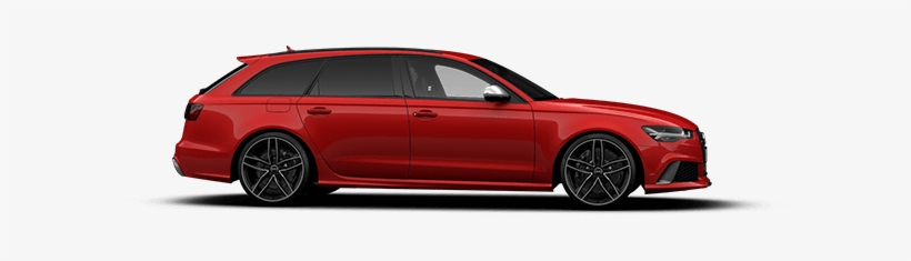 Red Audi Png Image Background - Audi Rs6 Side Png, transparent png download