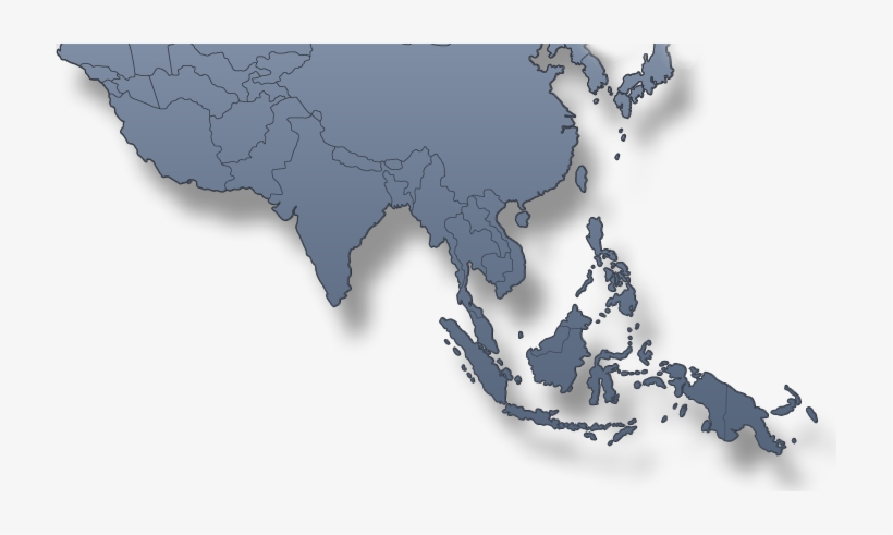 Coolux Asia - Cool Map Of Asia, transparent png download