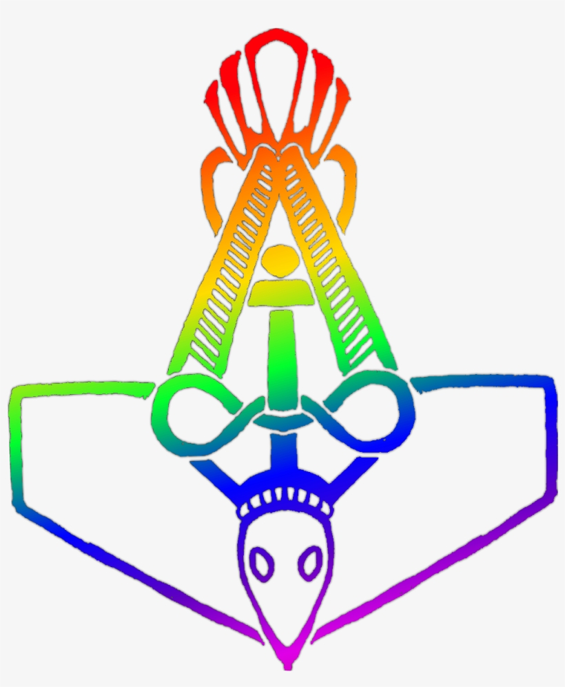 Rainbow Pride Mjolnir, transparent png download