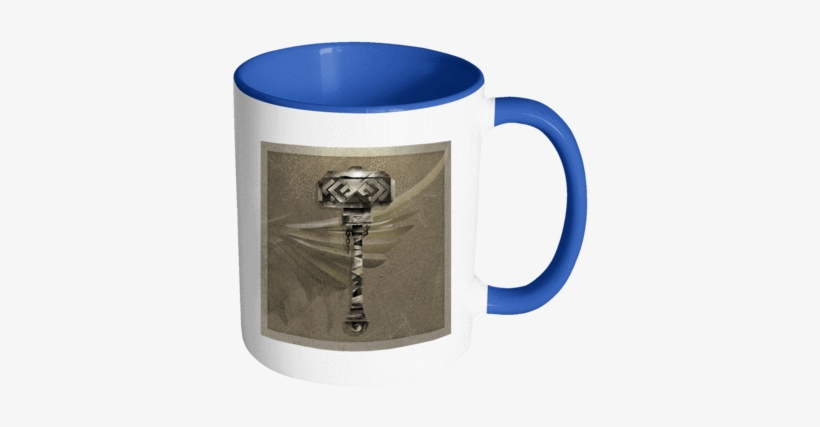 Mjolnir & Raven Wing Accent Mug - Love Doctor, transparent png download