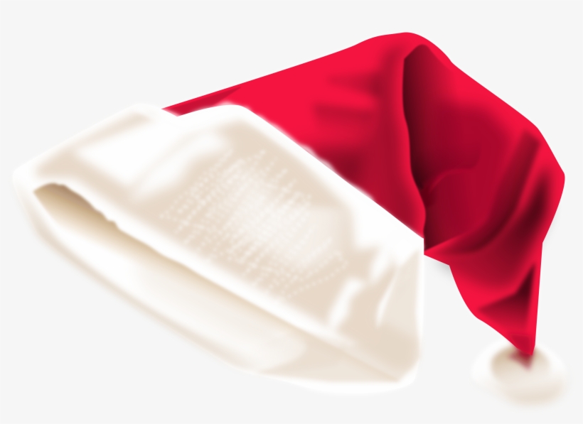Clipart Design Of Santa Claus Christmas Red Hat - Red Hat Santa Claus, transparent png download