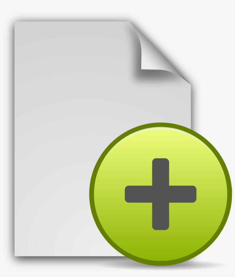 This Free Icons Png Design Of Add Document Icon, transparent png download