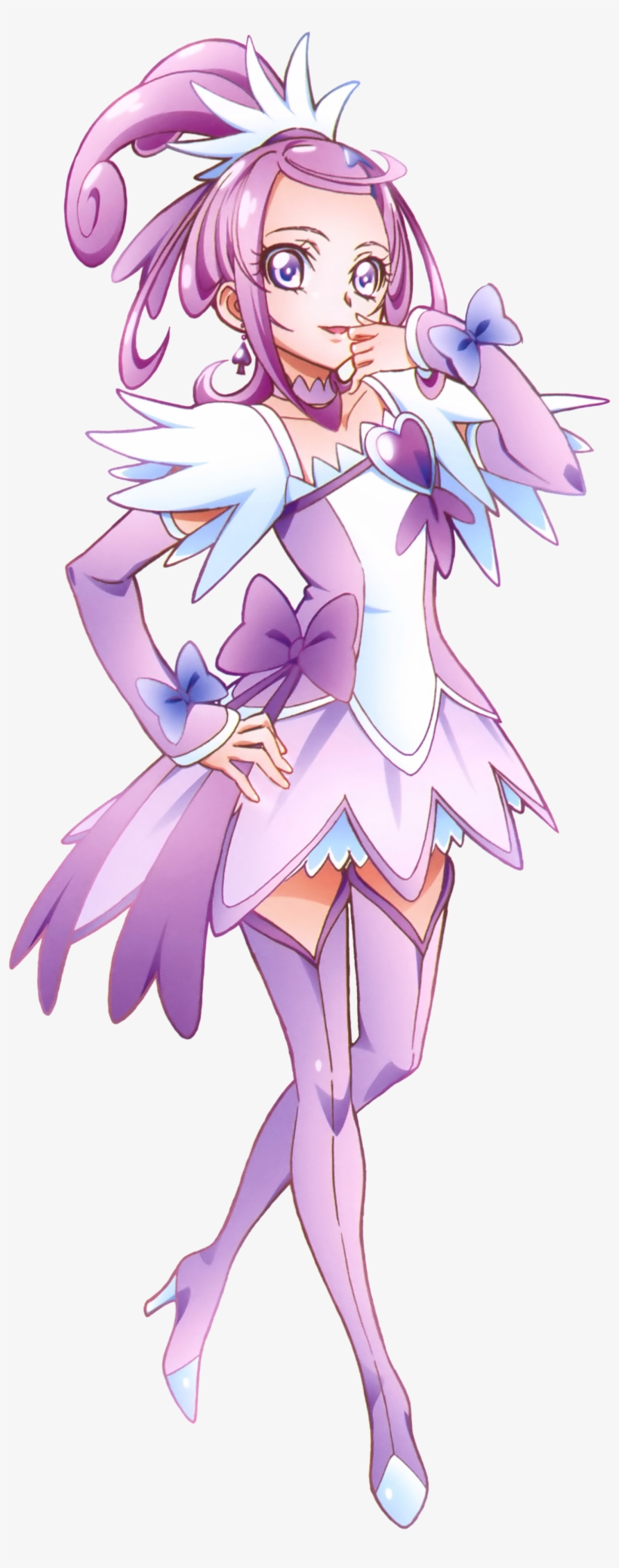 Glitter Spade - Cat Pastel Anime Girl, transparent png download