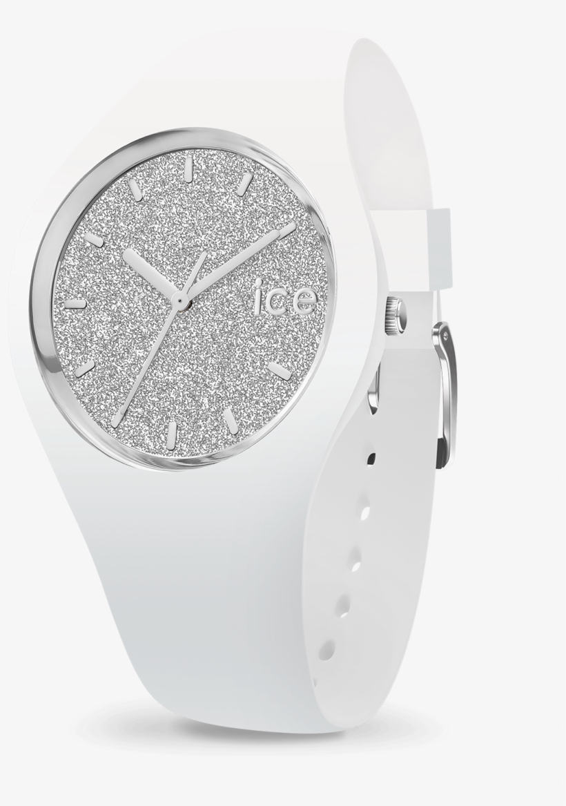 Ice Glitter - White Silver - Ice Watch Ice-lo White Turquoise - Small, transparent png download