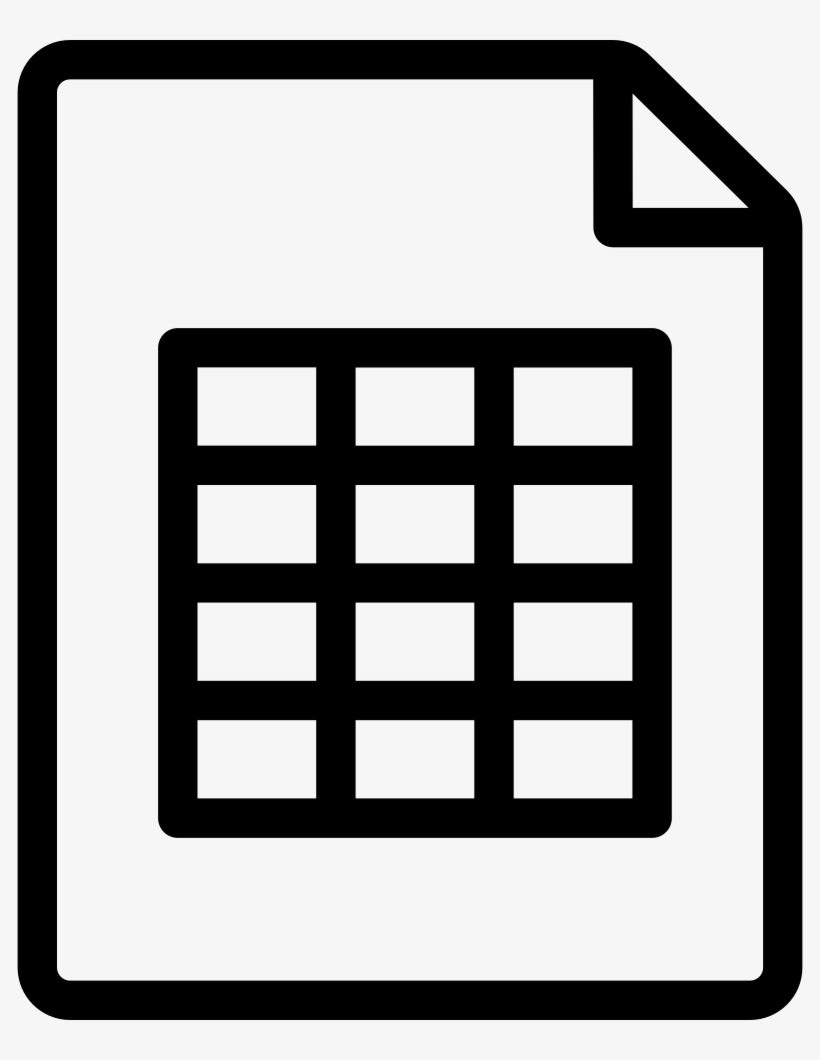 Download Table Icon Png - Table File Icon Png - HD Transparent PNG ...