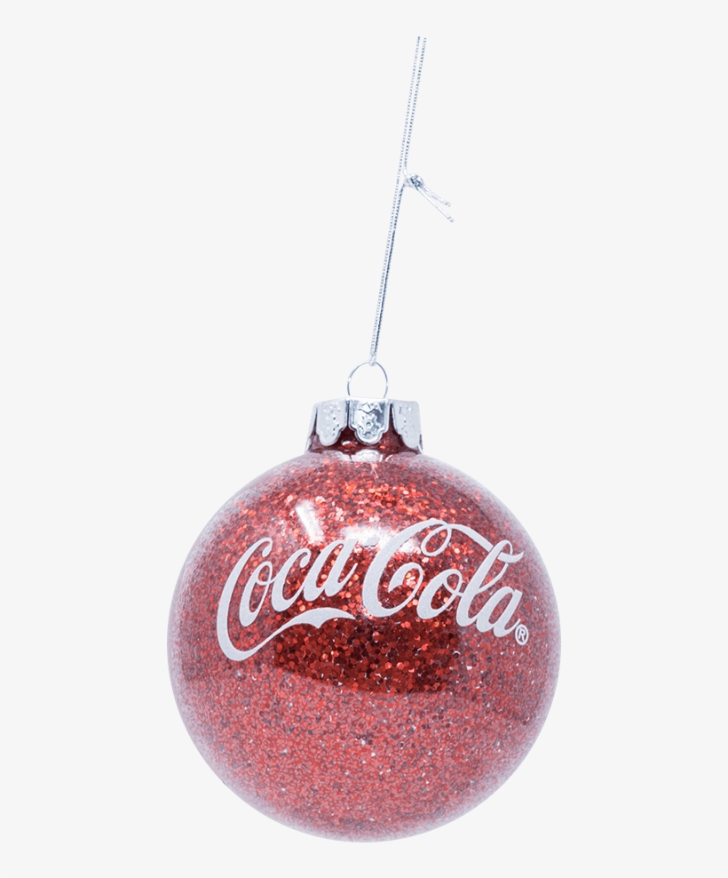 Coca-cola Glitter Ball Ornament - Coca Cola, transparent png download