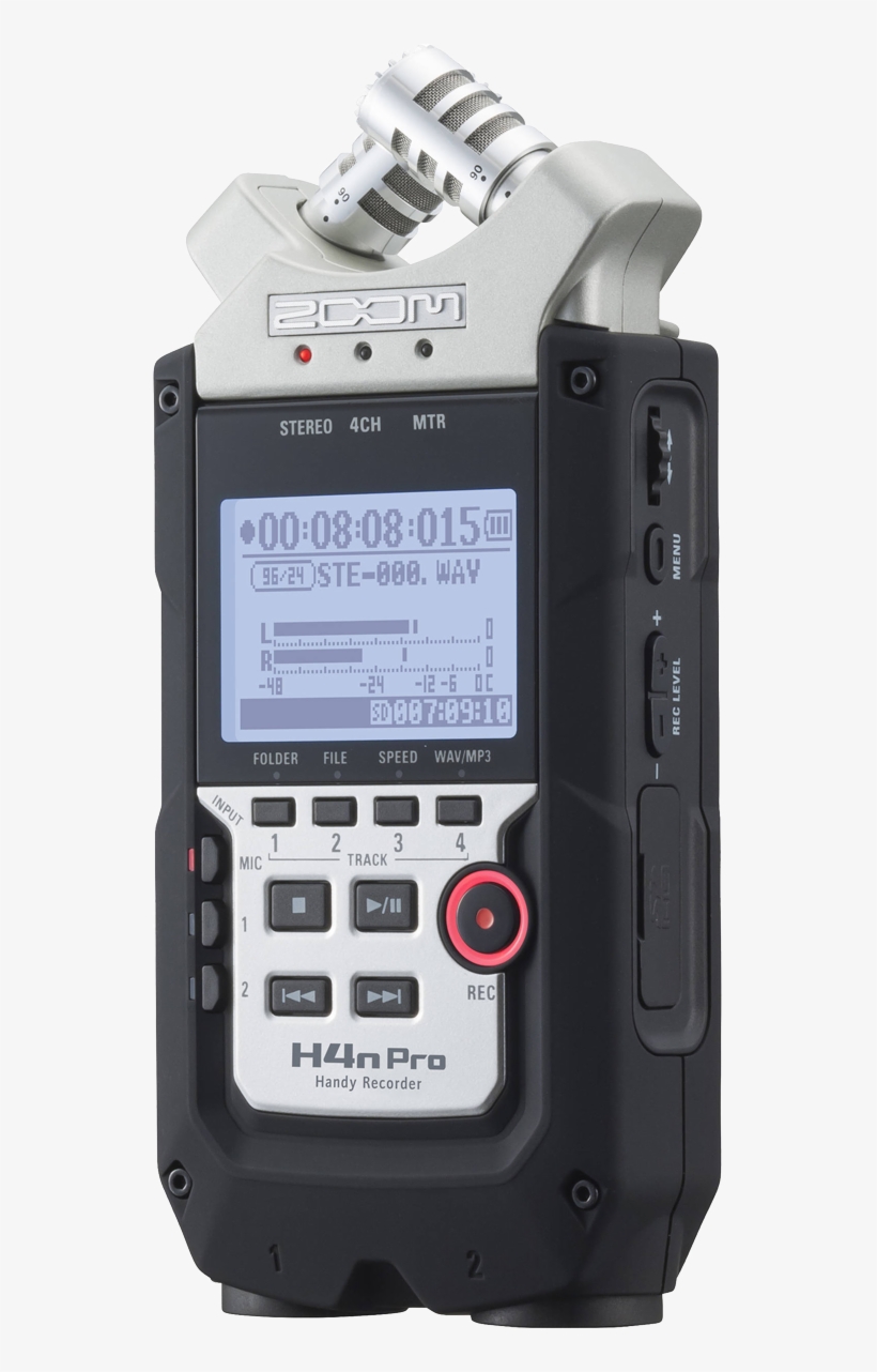 Zoom - Zoom H4n Pro 4-track Mobile Recorder, transparent png download