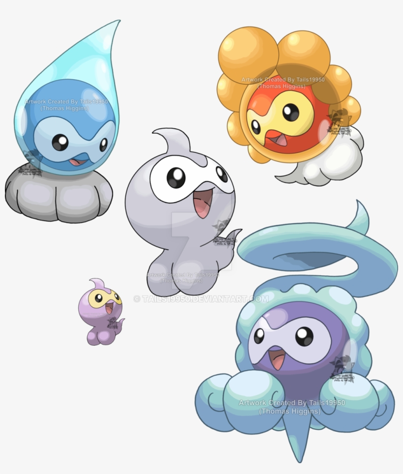 View Poof , - Rainy Castform, transparent png download