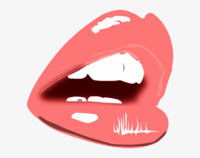 Human Lips Png - Glossy Lips Clipart, transparent png download