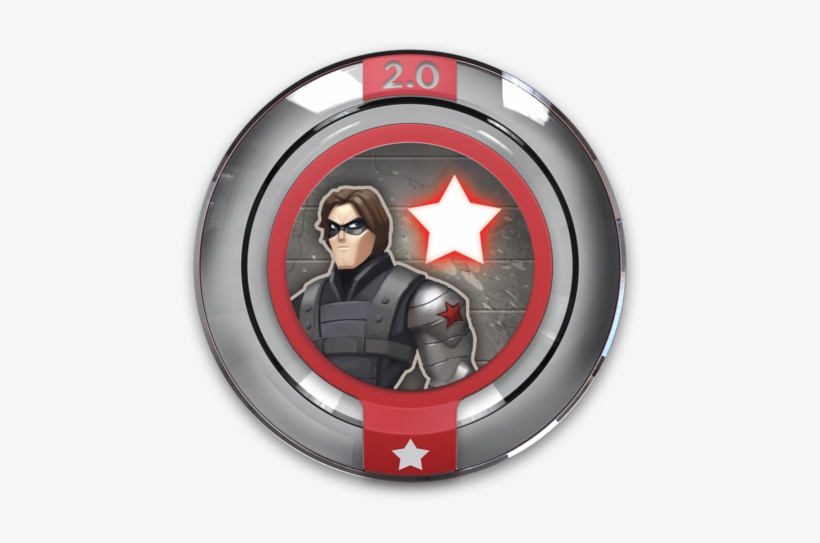 Marvel Team Up Winter Soldier-l - Disney Infinity 2.0 Iron Patriot Disc, transparent png download