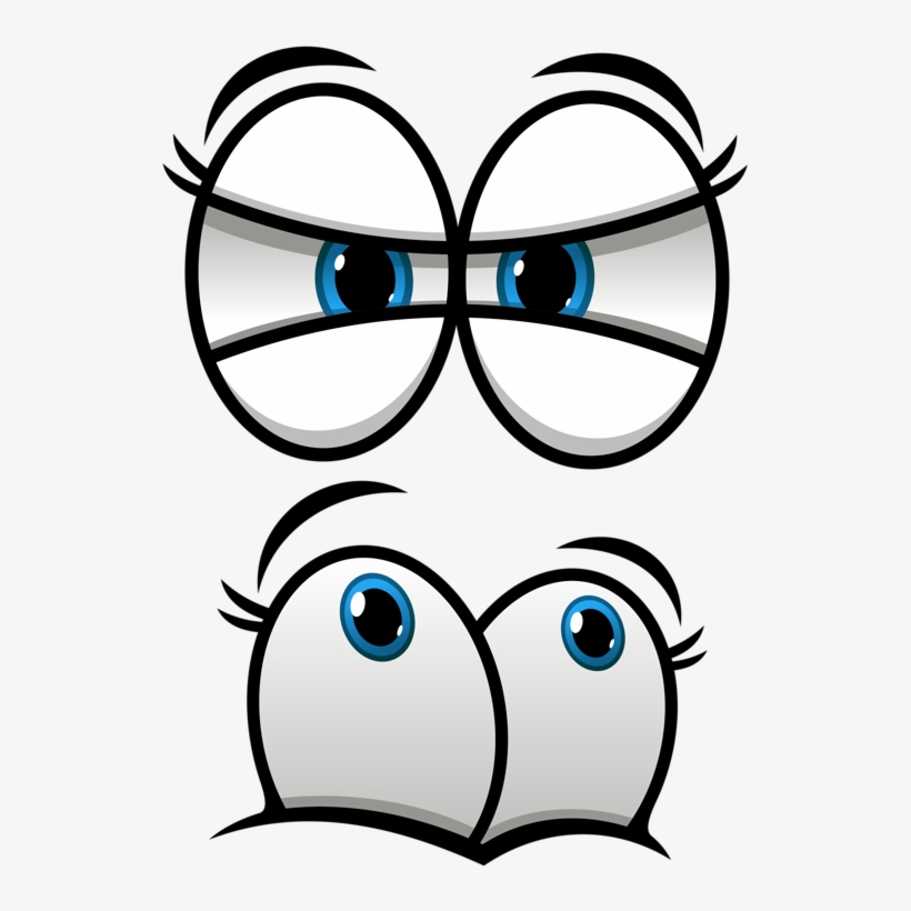 Яндекс - Фотки - Colouring Image Of Round Eyes, transparent png download
