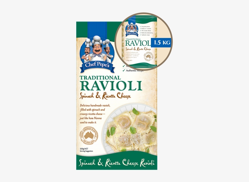 Our Handmade Spinach And Ricotta Cheese Ravioli Is - Cock-a-leekie Soup, transparent png download