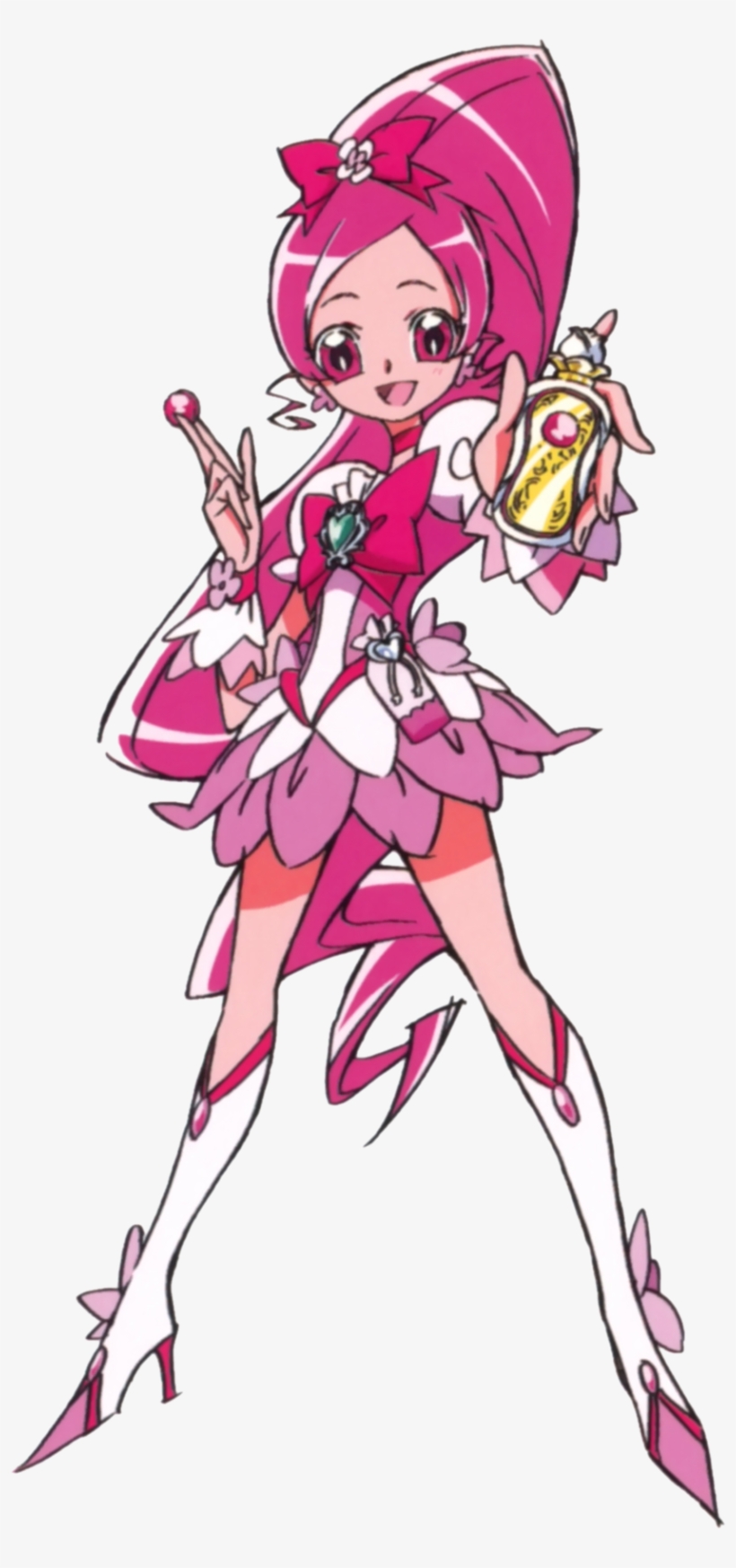 Cure Blossom Pose6 - Hanasaki Tsubomi Cure Blossom, transparent png download