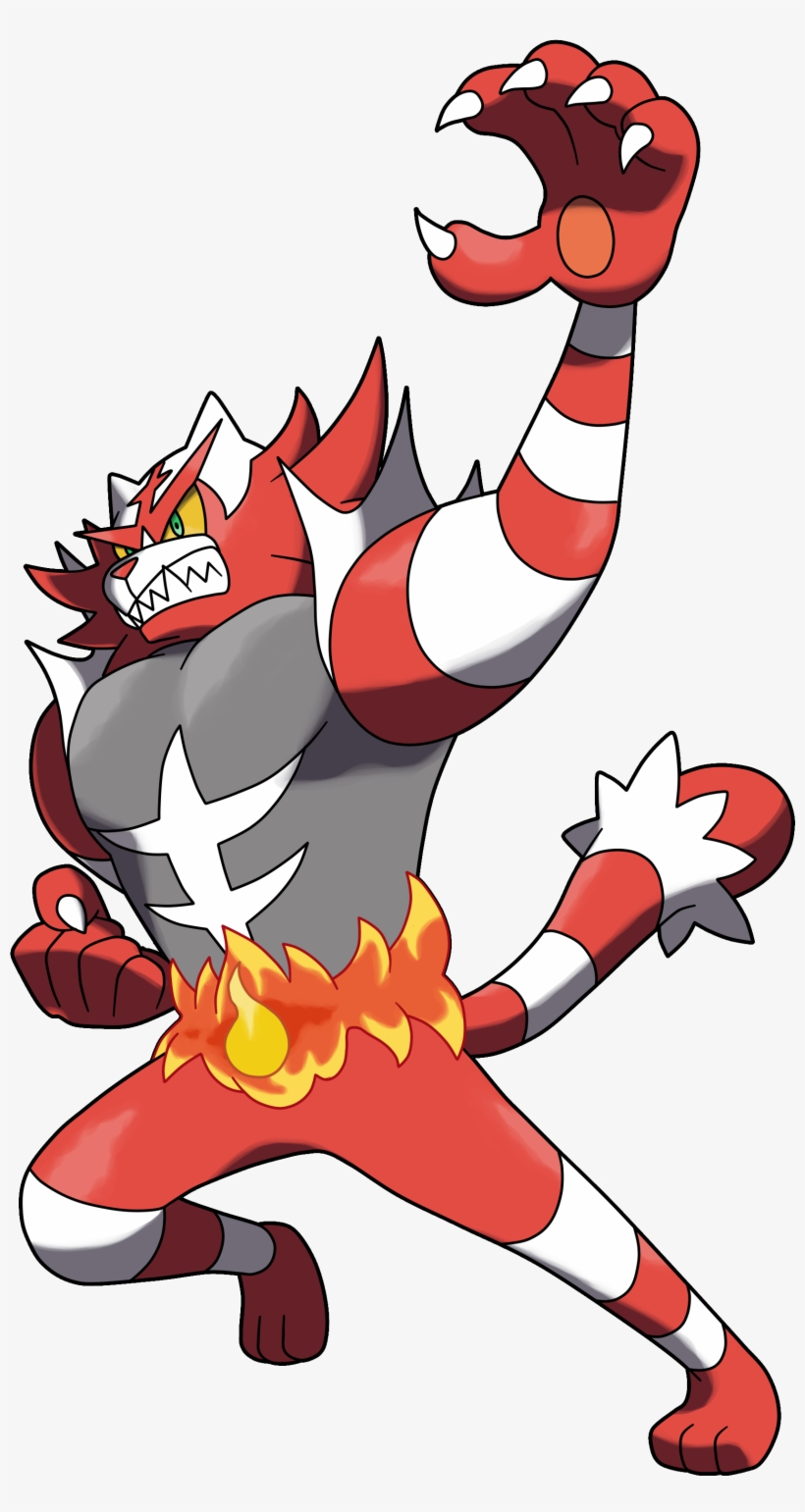 View Shiny Incineroar By Fellerup , - Pokemon Sun And Moon Fire Starter, transparent png download