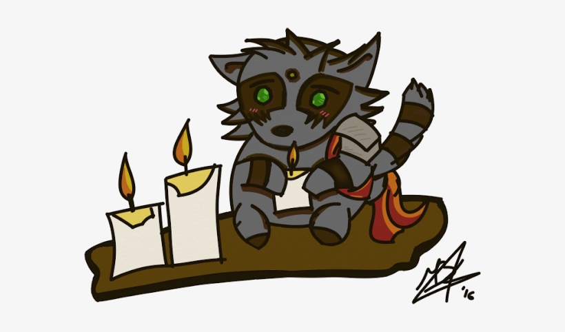 The Racoon Doodle - Cartoon, transparent png download