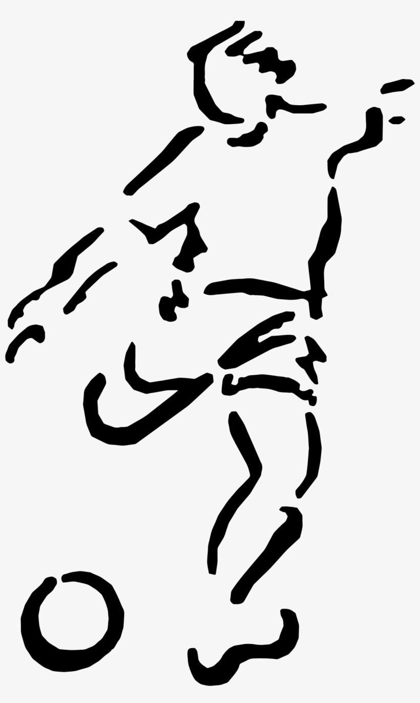 This Free Icons Png Design Of Football Soccer Stencil, transparent png download