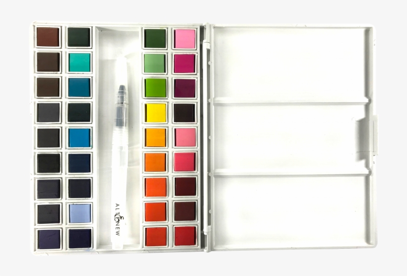 Watercolor 36 Pan Set - Shelving, transparent png download