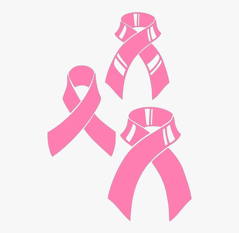 Pink Ribbon Awareness Ribbon Breast Cancer - Free Pink Ribbon Vector, transparent png download