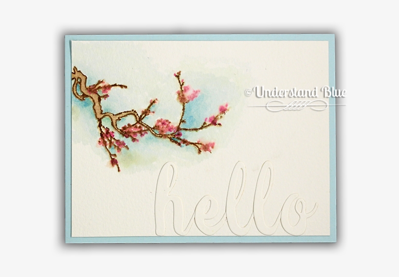 Under The Cherry Blossom Stamp & Die Bundle - Cherry Blossom, transparent png download