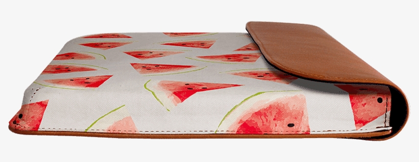 Dailyobjects Watercolor Watermelon Pattern Real Leather - Nap Mat, transparent png download