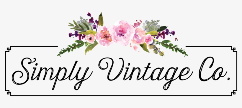 Simply Vintage Co - Logo Vintage Floral Png, transparent png download
