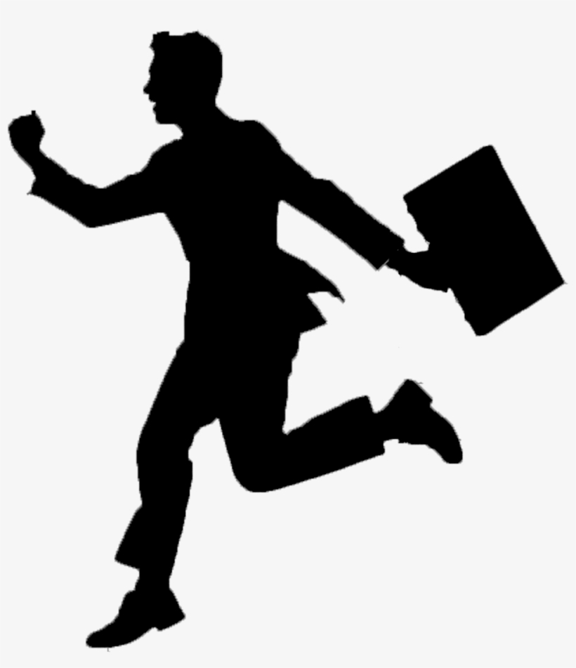 Man Silhouette Png - Jogging, transparent png download