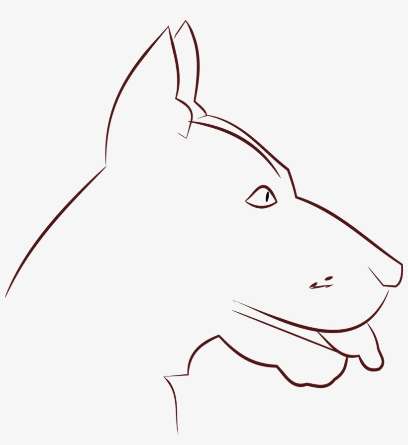 Dog Lineart Pet - Dog, transparent png download