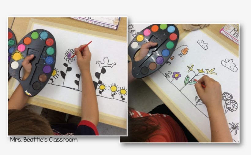 My Students Finished Up Some Fabulous Watercolor Paintings - Craft, transparent png download