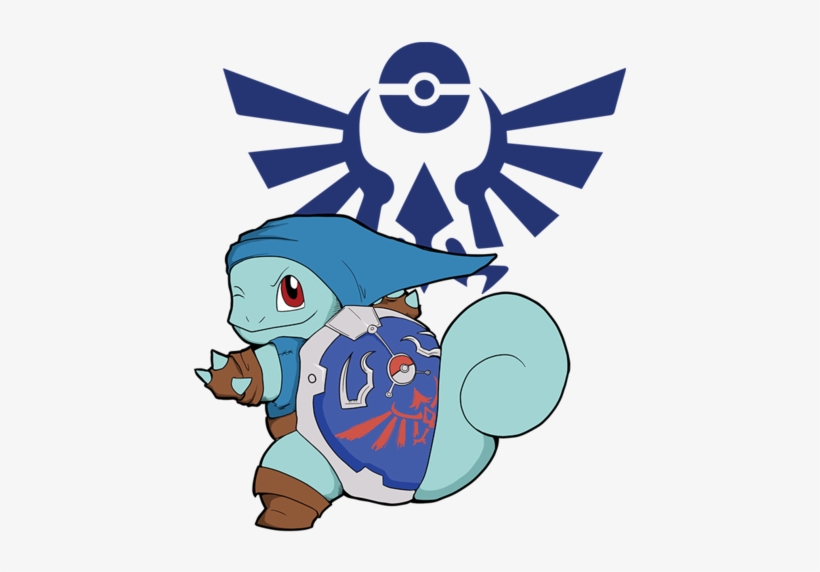 Hylian Squirtle - Tri Force Logo, transparent png download