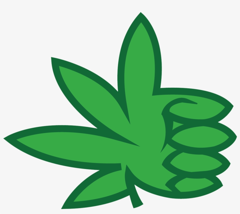 Weed Thumbs Up, transparent png download